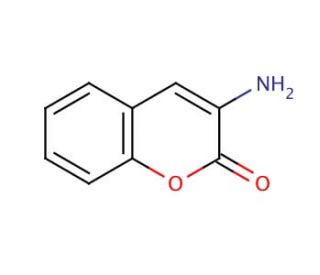 3-Aminocoumarin (CAS 1635-31-0) - chemical structure image