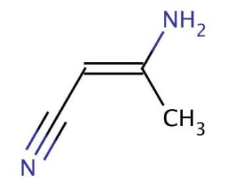 3-Aminocrotononitrile (CAS 1118-61-2) - chemical structure image