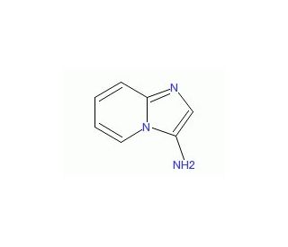 3-Aminoimidazo[1,2-a]pyridine (CAS 28036-33-1) - chemical structure image