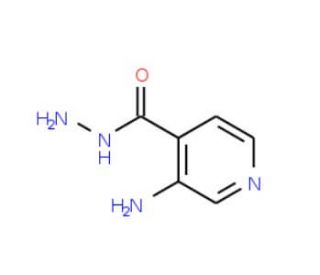 3-Aminoisonicotinohydrazide (CAS 64189-08-8) - chemical structure image