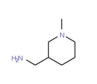 3-(Aminomethyl)-1-methylpiperidine (CAS 14613-37-7) - chemical structure image
