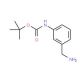 3-(Aminomethyl)-1-N-Boc-aniline (CAS 205318-52-1) - chemical structure image