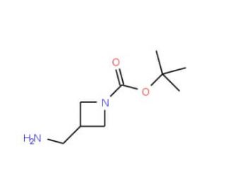 3-Aminomethyl-1-N-Boc-azetidine (CAS 325775-44-8) - chemical structure image