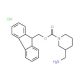 3-Aminomethyl-1-N-Fmoc-piperidine hydrochloride (CAS 669713-56-8) - chemical structure image