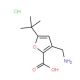 3-Aminomethyl-5-tert-butyl-furan-2-carboxylic acid hydrochloride - chemical structure image