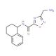 3-(Aminomethyl)-N-1,2,3,4-tetrahydronaphthalen-1-yl-1,2,4-oxadiazole-5-carboxamide - chemical structure image