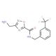 3-(Aminomethyl)-N-[3-(trifluoromethyl)benzyl]-1,2,4-oxadiazole-5-carboxamide - chemical structure image