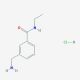 3-(aminomethyl)-N-ethylbenzamide hydrochloride - chemical structure image