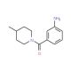 (3-Aminophenyl)(4-methyl-1-piperidinyl)methanone (CAS 915908-51-9) - chemical structure image