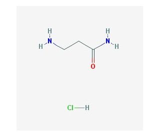 3-aminopropanamide hydrochloride (CAS 64017-81-8) - chemical structure image