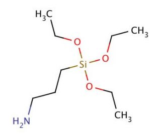 (3-Aminopropyl)triethoxysilane (CAS 919-30-2) - chemical structure image