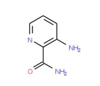 3-Aminopyridine-2-carboxamide (CAS 50608-99-6) - chemical structure image