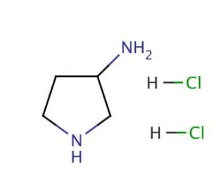 3-Aminopyrrolidine dihydrochloride (CAS 103831-11-4) - chemical structure image