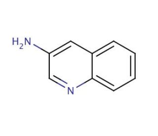 3-Aminoquinoline (CAS 580-17-6) - chemical structure image