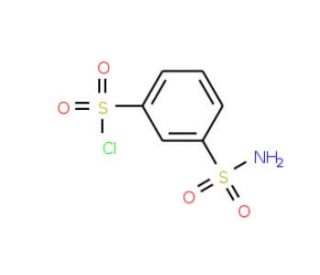 3-(aminosulfonyl)benzenesulfonyl chloride (CAS 62646-47-3) - chemical structure image