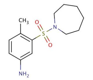 3-(Azepane-1-sulfonyl)-4-methyl-phenylamine - chemical structure image