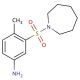 3-(Azepane-1-sulfonyl)-4-methyl-phenylamine - chemical structure image