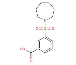 3-(Azepane-1-sulfonyl)-benzoic acid (CAS 326182-57-4) - chemical structure image