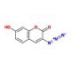 3-Azido-7-hydroxy-2H-chromen-2-one (CAS 817638-68-9) - chemical structure image