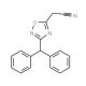 (3-benzhydryl-1,2,4-oxadiazol-5-yl)acetonitrile - chemical structure image