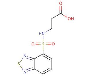 3-(Benzo[1,2,5]thiadiazole-4-sulfonylamino)-propionic acid - chemical structure image