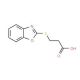 3-(Benzooxazol-2-ylsulfanyl)propionic acid - chemical structure image