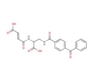 3-(Benzophenone-4-carboxamido)-2-hemimaleaimidopropanoic Acid - chemical structure image
