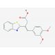 3-Benzothiazol-2-yl-4-(3,4-dimethoxy-phenyl)-but-3-enoic acid - chemical structure image