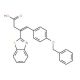 3-Benzothiazol-2-yl-4-(4-benzyloxy-phenyl)-but-3-enoic acid - chemical structure image