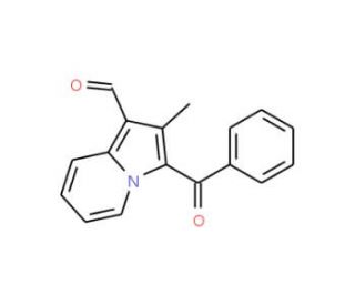 3-Benzoyl-2-methyl-indolizine-1-carbaldehyde - chemical structure image
