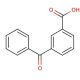 3-Benzoylbenzoic acid (CAS 579-18-0) - chemical structure image