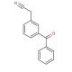 (3-Benzoylphenyl)acetonitrile (CAS 21288-34-6) - chemical structure image