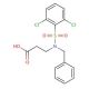 3-{benzyl[(2,6-dichlorophenyl)sulfonyl]amino}propanoic acid - chemical structure image