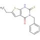 3-benzyl-6-ethyl-2-mercaptothieno[2,3-d]pyrimidin-4(3H)-one - chemical structure image