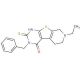 3-Benzyl-7-ethyl-2-mercapto-5,6,7,8-tetrahydro-3H-9-thia-1,3,7-triaza-fluoren-4-one - chemical structure image
