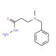 3-[Benzyl(methyl)amino]propanohydrazide - chemical structure image