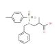 3-[Benzyl-(toluene-4-sulfonyl)-amino]-2-methyl-propionic acid (CAS 301320-51-4) - chemical structure image