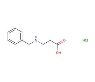 3-(benzylamino)propanoic acid hydrochloride - chemical structure image