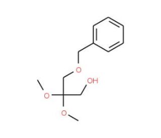 3-Benzyloxy-2,2-dimethoxy-1-propanol (CAS 40166-30-1) - chemical structure image