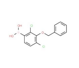3-(Benzyloxy)-2,4-dichlorophenylboronic acid (CAS 1072946-32-7) - chemical structure image