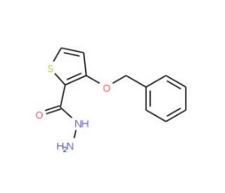 3-(Benzyloxy)-2-thiophenecarbohydrazide - chemical structure image