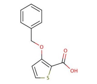 3-(Benzyloxy)-2-thiophenecarboxylic acid - chemical structure image