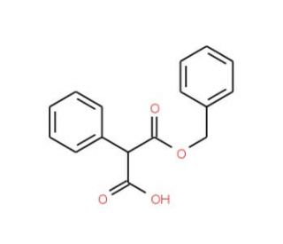 3-(Benzyloxy)-3-oxo-2-phenylpropanoic acid (CAS 25774-02-1) - chemical structure image