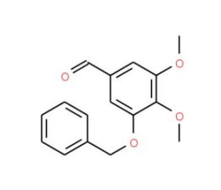3-(benzyloxy)-4,5-dimethoxybenzaldehyde (CAS 57230-04-3) - chemical structure image