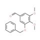 3-(benzyloxy)-4,5-dimethoxybenzaldehyde (CAS 57230-04-3) - chemical structure image