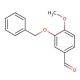 3-Benzyloxy-4-methoxybenzaldehyde (CAS 6346-05-0) - chemical structure image