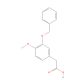 3-(Benzyloxy)-4-methoxyphenylacetic Acid (CAS 5487-33-2) - chemical structure image