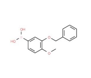 3-(Benzyloxy)-4-methoxyphenylboronic acid (CAS 243990-54-7) - chemical structure image