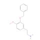 3-Benzyloxy-4-methoxyphenylethylamine (CAS 36455-21-7) - chemical structure image