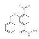 3-(Benzyloxy)-4-nitrobenzenecarbohydrazide - chemical structure image